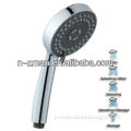 5-function Hand Shower,Plastic Hand Shower,ABS Hand Shower Head
